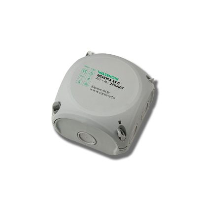 NEXORA 24G Klemmbox (5-pol. Klemmleiste). Grau
