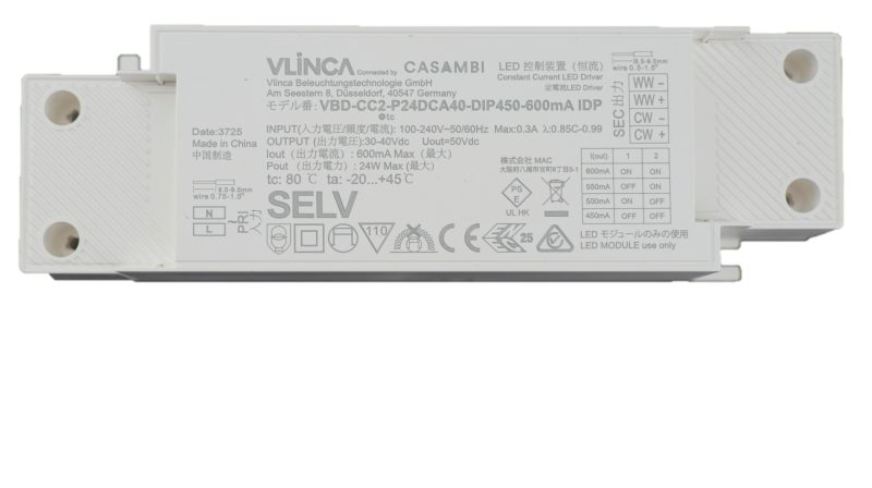Zweikanaliges LED-Netzgerät mit CASAMBI-Lichtsteuerung 24 W - Bild 1