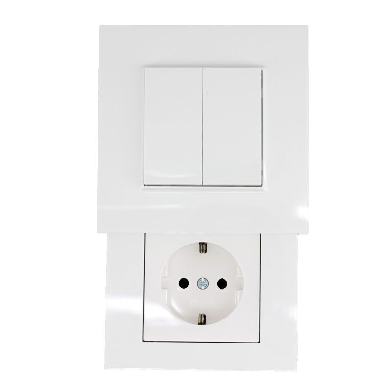 CASAMBI Wandschalter 4 Kanäle, Schuko Steckdose, EnOcean Typ F - Bild 1