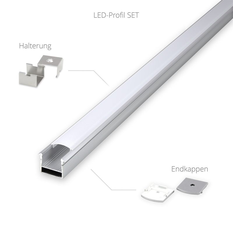 Aluprofil EINBAUPROFILE: PRIN U 2m 22mm 19mm - Bild 1