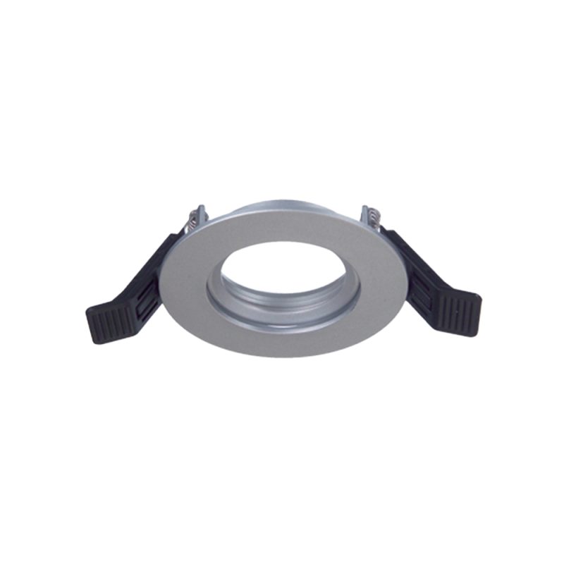 ZK Einbauspot rund IP65 silber, tondo - grigio - Bild 1