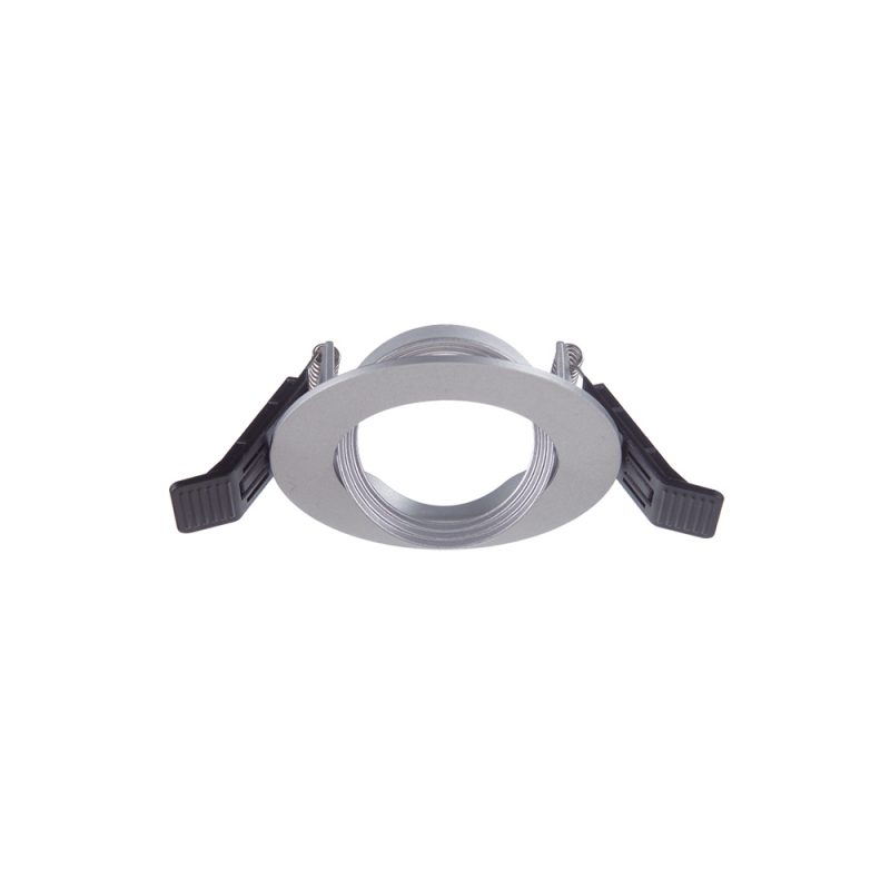 ZK Einbauspot rund IP20 silber, tondo - grigio - Bild 1