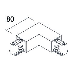 Stromschienenstrahler DREHSTROM STROMSCHIENE Weiß 165mm - Bild 1