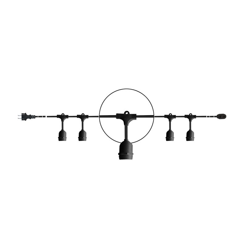 LED-Lampe CATENARIA E27 Schwarz - Bild 1