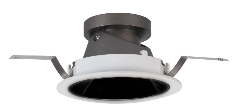 Leuchte DURABLE VERSENKTE SCHWARZ Weiß GU10 IP20 Ø90 - Bild 1