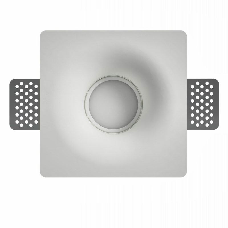 Leuchte RUND GIPSRAHMEN FÜR GU10 Weiß IP20 - Bild 1