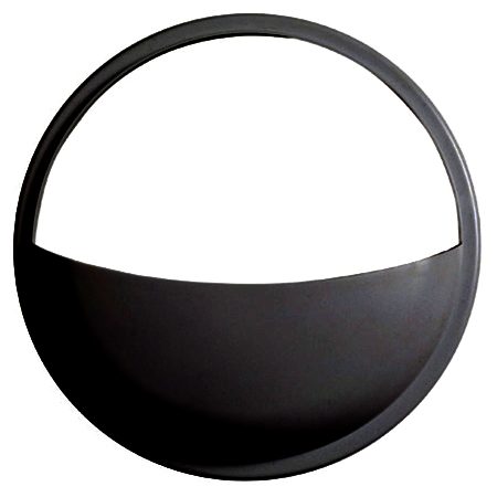 BULKHEAD IP65 - Abdeckung rund Halbmond, schwarz - Bild 1