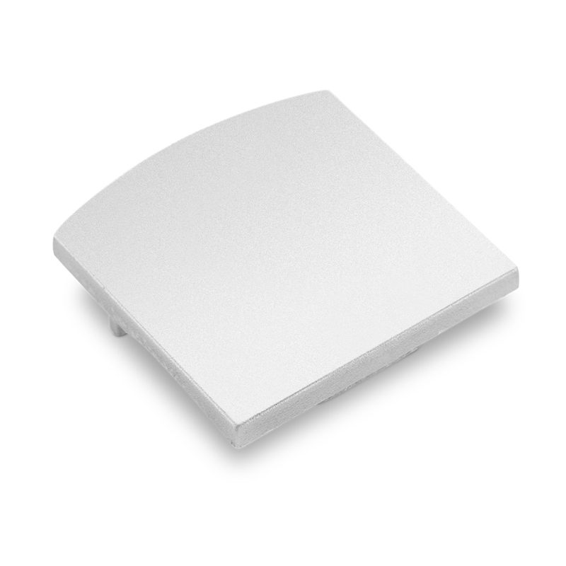 LED Profil Universal PRIN-U, 10 Stück Endkappen, 5 Endkappen mit Bohrung - 5 ohne, +10 Stück Montageclips Si - Bild 1