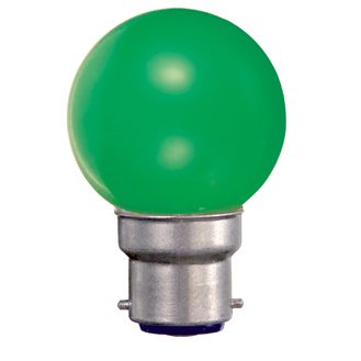 LED-Lampe PING BALL B22 0.5W Grün 320° - Bild 1