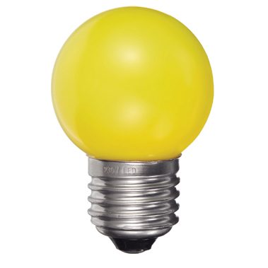 LED-Lampe PING BALL E27 0.8W Gelb 320° - Bild 1