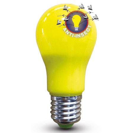 LED-Lampe ANTI INSEKTEN GLS E27 7W 1700K Gelb 270° - Bild 1