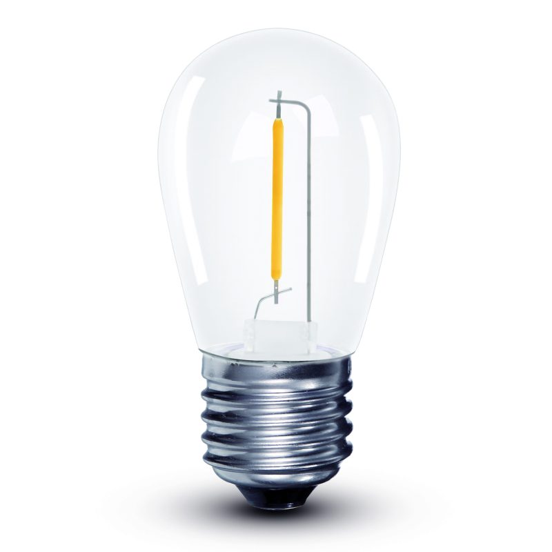 LED-Lampe DECO LED TECNO VINTAGE TRANSPARENT E27 1W 55lm 2700K 280° - Bild 1