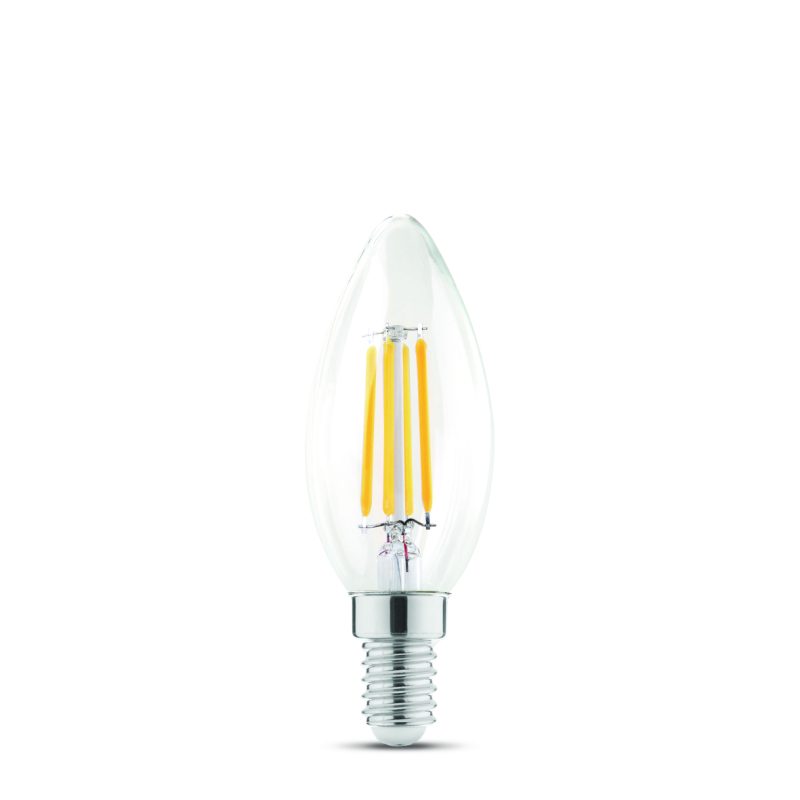LED-Lampe DECO LED TECNO VINTAGE TRANSPARENT E14 7W 1000lm 2700K 320° Ø35 - Bild 1