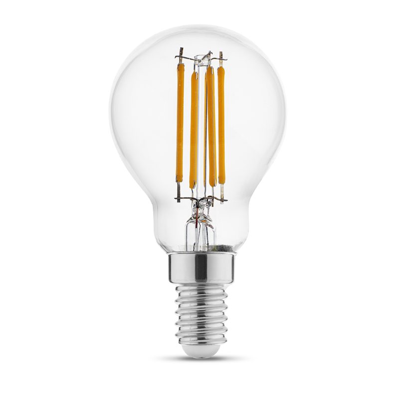 LED-Lampe DECO LED TECNO VINTAGE TRANSPARENT E14 6W 806lm 2700K 320° Ø45 - Bild 1