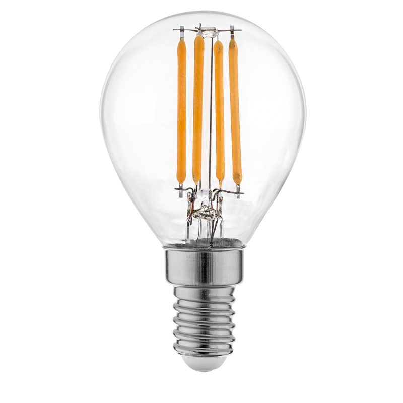 LED-Lampe DECO LED TECNO VINTAGE TRANSPARENT E14 4W 470lm 2700K 320° Ø45 - Bild 1