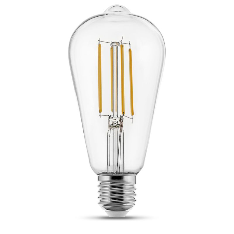 LED-Lampe DECO LED TECNO VINTAGE TRANSPARENT E27 8W 1055lm 2700K 320° Ø64 - Bild 1
