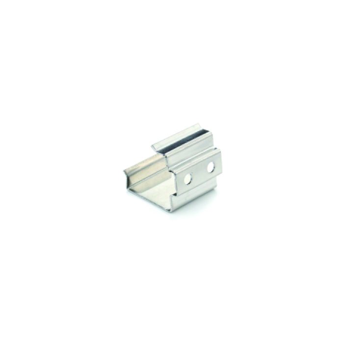 LED Profil P03F, Befestigungsclips, 6 StÃ¼ck, Metall - Bild 1