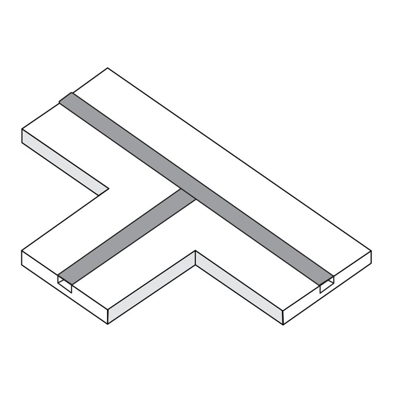 Aluprofil GIPSKARTONPLATTEN MIT PROFIL : P090 65mm 23mm 13mm - Bild 1