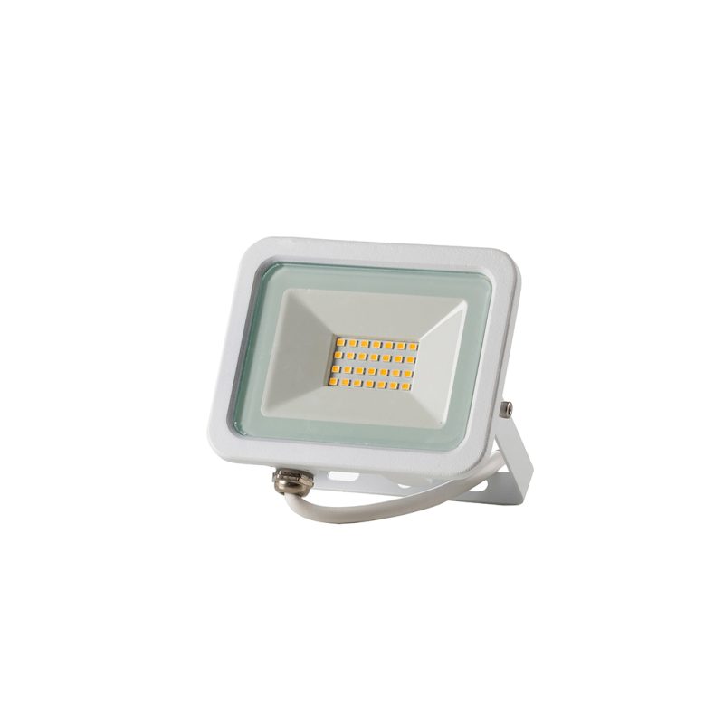 LED-Strahler PANTH ST 20W 1600lm 4000K 120° Kabelenden IP65 Weiß - Bild 1