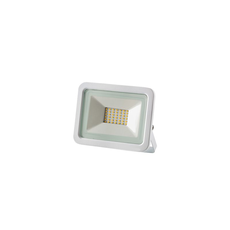 LED-Strahler PANTH ST 30W 2400lm 6500K 120° Kabelenden IP65 Weiß - Bild 1