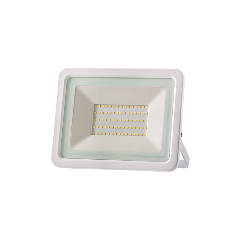 LED-Strahler PANTH ST 50W 4000lm 6500K 120° Kabelenden IP65 Weiß 206mm - Bild 1