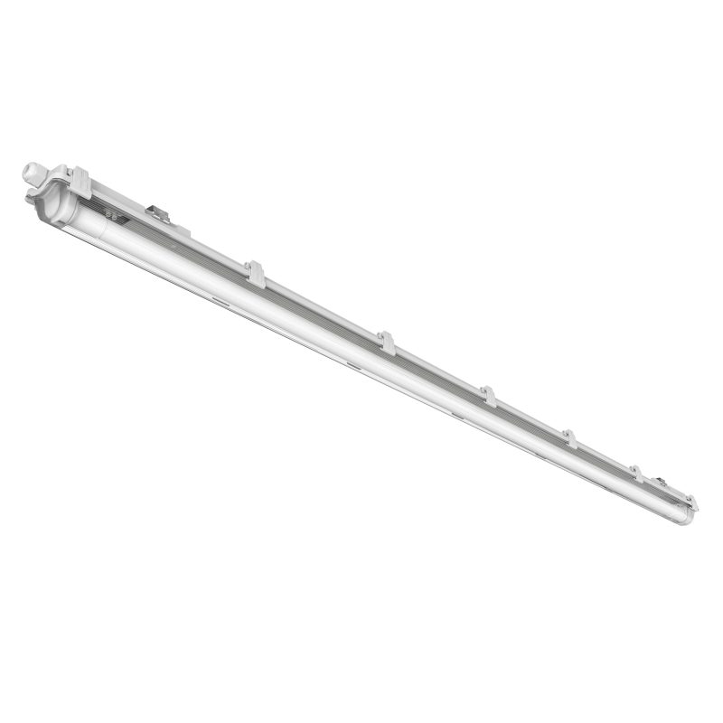 LED-Feuchtraumleuchte DAMP PROOF IP65 KOMPLETT MIT 1 LED RÖHRE 20W 2250lm 4000K 1.6m - Bild 1