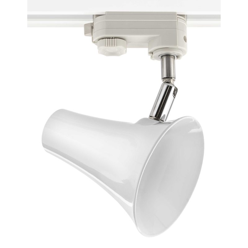 E27 Tragschiene Reflektor Leuchte - 30W, Eurostandard, 110-240V, weiss - Bild 1