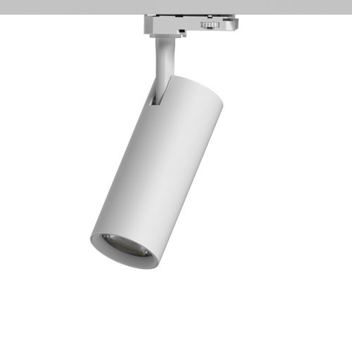 DURA BEAM 3 Phasen Strahler - 20W, 3000K, 1700lm, 36°, Ra90, ø60mm, 220-240V, weiss - Bild 1
