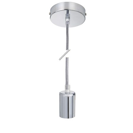 LED-Lampe AUFHÄNGEKABEL E27 Chrom - Bild 1