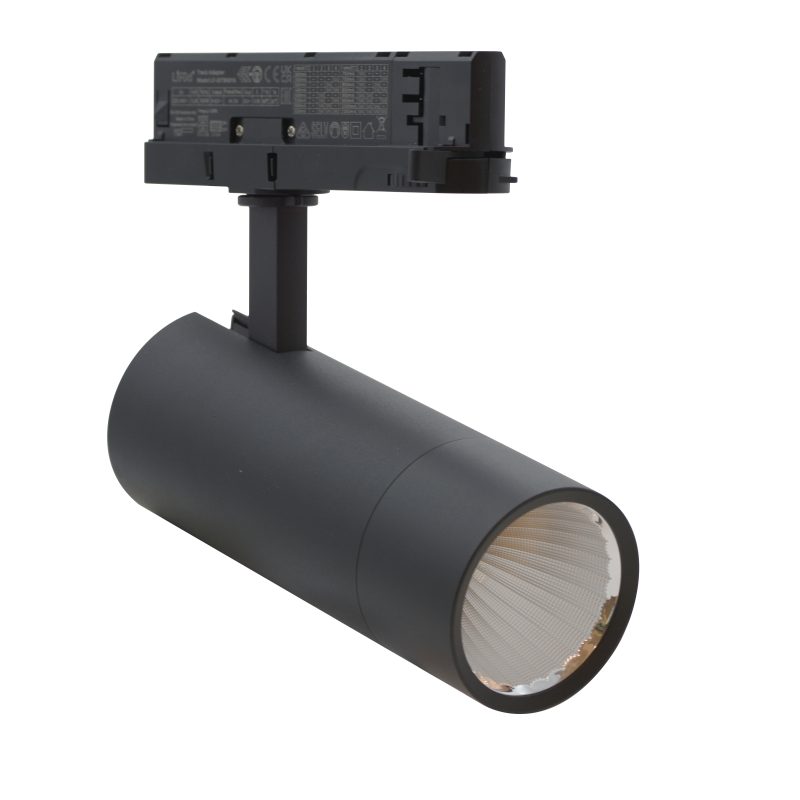 Stromschienenstrahler UNO TRACK LIGHT 29W 3300lm 4000K 36° Eurostandard IP20 Schwarz - Bild 1