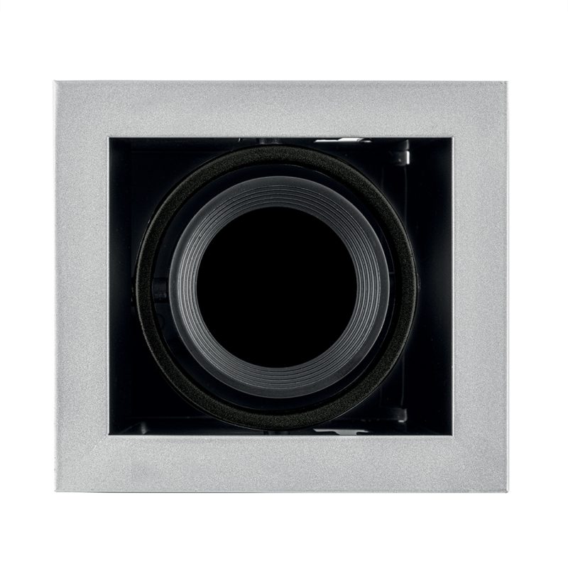Leuchte DURABLE VERSENKTE EINSTELLBARE OPTIK Silbergrau/Schwarz GU10 IP20 110mm - Bild 1