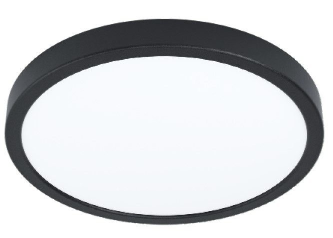EGLO FUEVA 5 AUFBAULEUCHTE Ø285 SCHWARZ 20,5W-2400LM/3000K - DIMMBAR