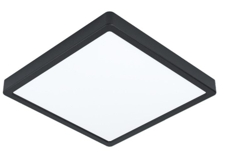 EGLO FUEVA 5 AUFBAULEUCHTE 285X285 SCHWARZ 20,5W-2400LM/3000K - IP44