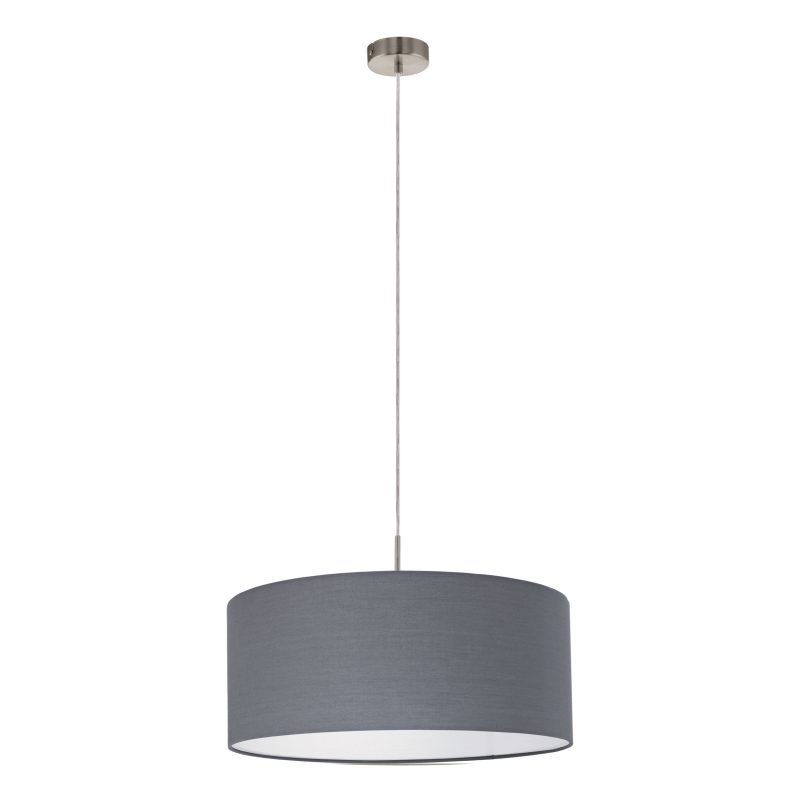 Eglo PASTERI Hängeleuchte Nickel-Matt. 1-flammig - Bild 1
