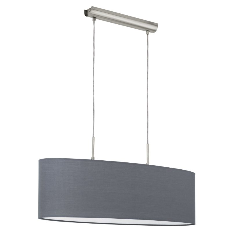 Eglo PASTERI Hängeleuchte Nickel-Matt. 2-flammig - Bild 1