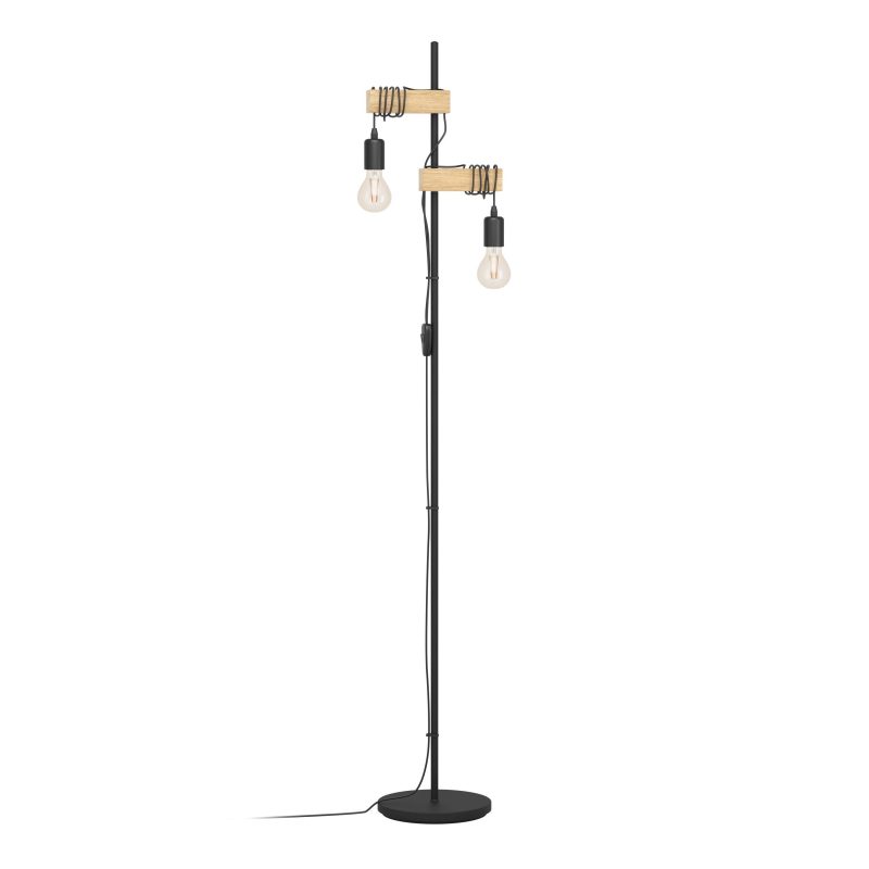 EGLO STL/2 SCHWARZ/EICHE-OPTIK TOWNSHEND - Bild 1