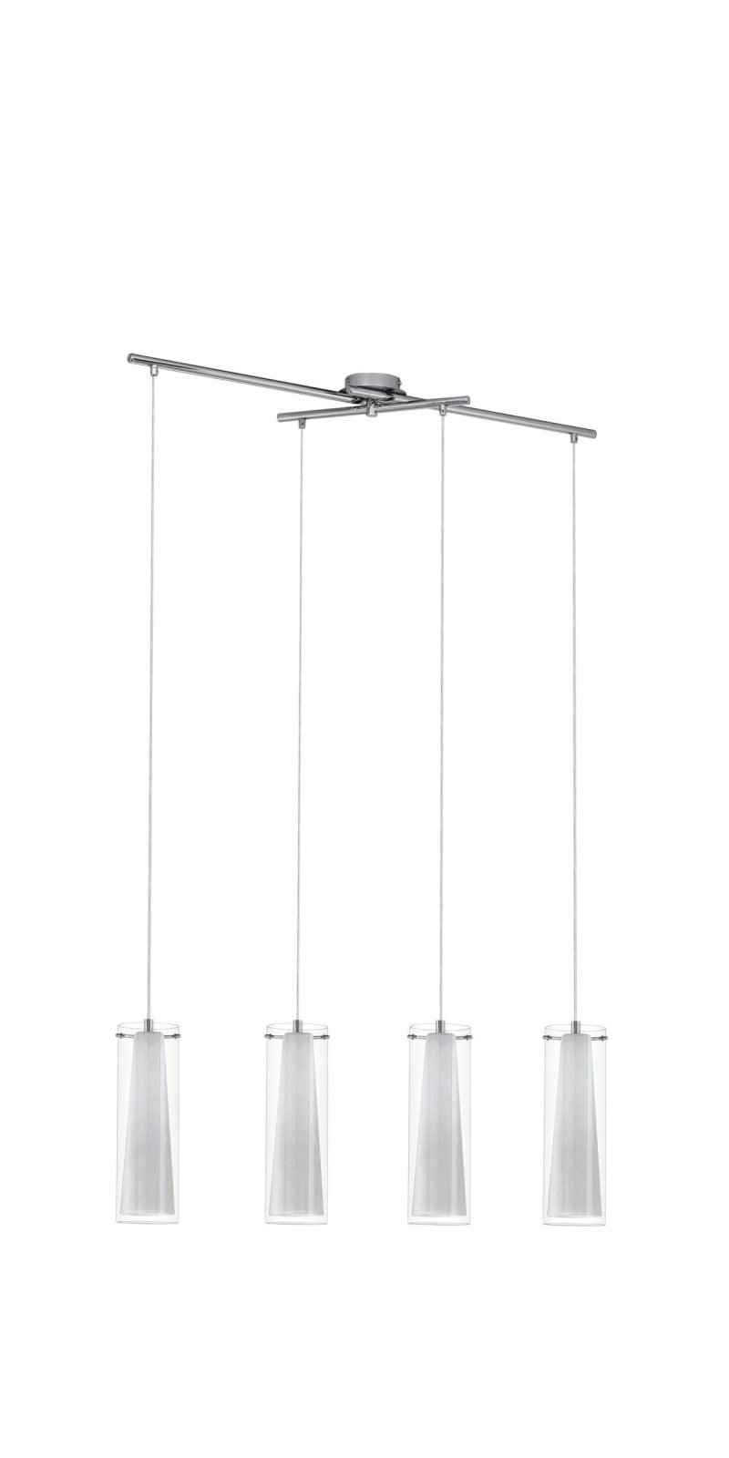 EGLO HL/4 E27 CHROM/KLAR/WEISS PINTO - Bild 1