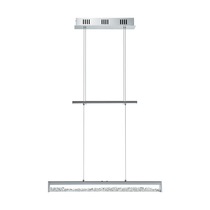 Eglo CARDITO 1 Pendelleuchte LED Chrom. Kristalloptik. 1-flammig