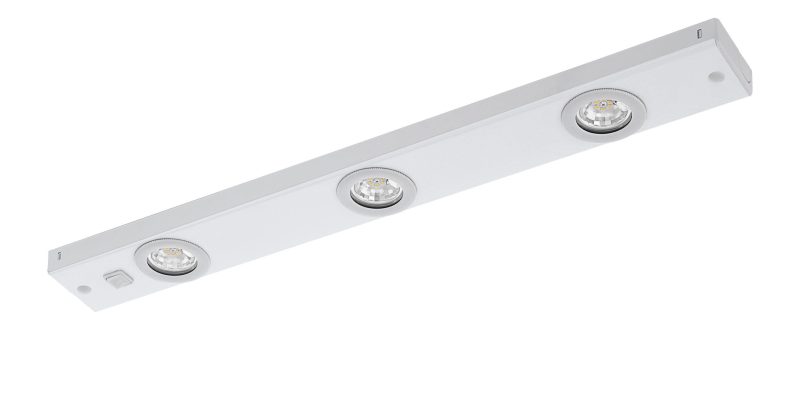 Eglo KOB LED Kücheneinbauleuchte Weiß. 3-flammig