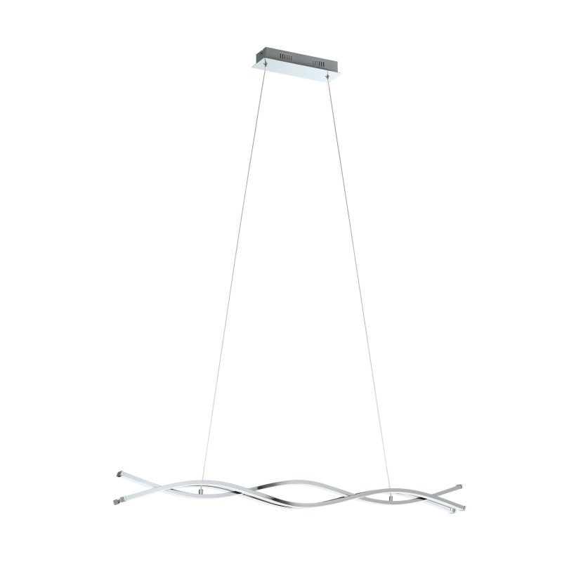 Eglo LASANA 2 Pendelleuchte LED Chrom. 3-flammig - Bild 1