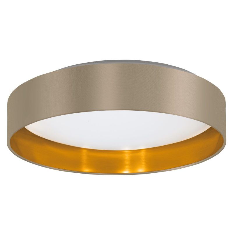EGLO LED-DL Ø380 TAUPE/GOLD MASERLO 2 - Bild 1