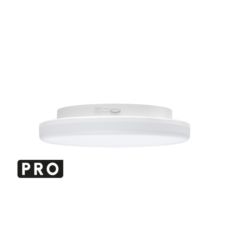 PUSH-Turn PRO LED-Deckenleuchte - Ø260mm, 17W, 2700-4000K, IP54, Weiss - Bild 1