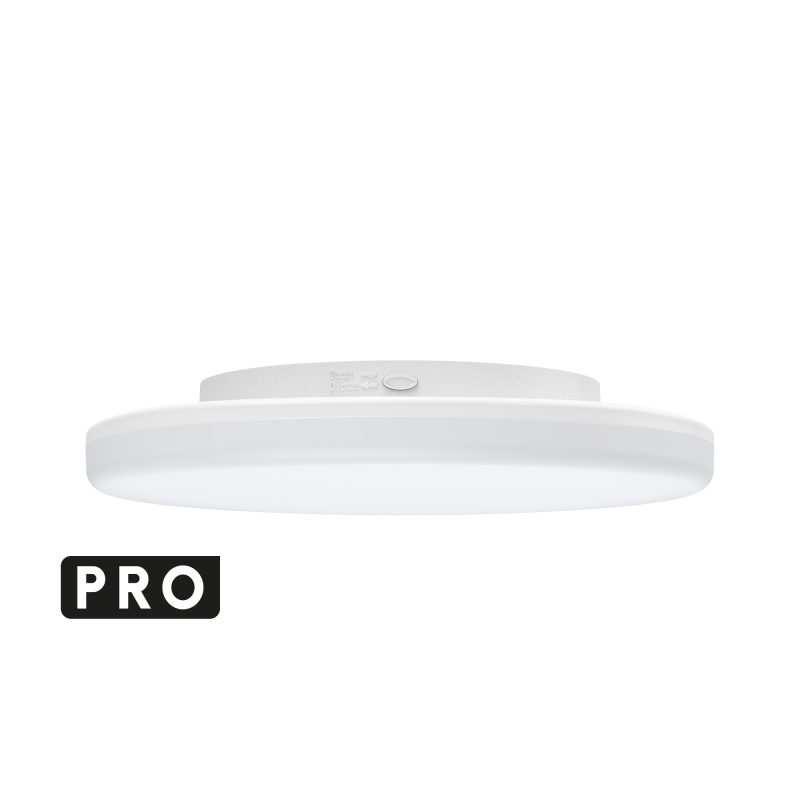 PUSH-Turn PRO LED-Deckenleuchte - Ø310mm, 20W, 2700-4000K, IP54, Weiss - Bild 1