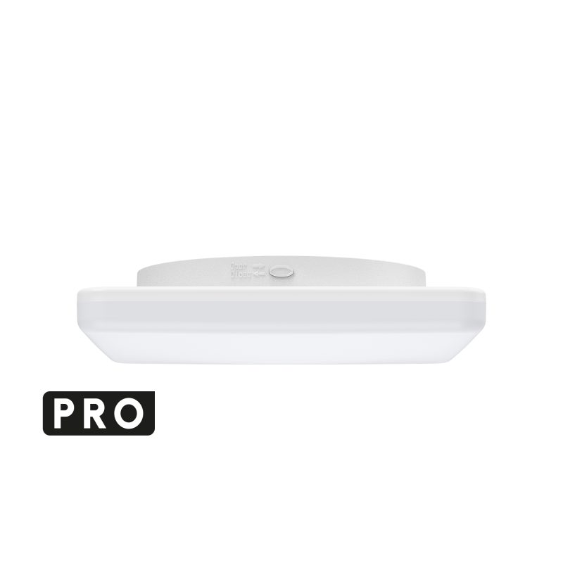 PUSH-Turn PRO LED-Deckenleuchte - 260mx260m, 17W, 2700-4000K, IP54, Weiss - Bild 1