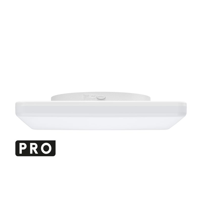 PUSH-Turn PRO LED-Deckenleuchte - 310x310mm, 20W, 2700-4000K, IP54, Weiss - Bild 1