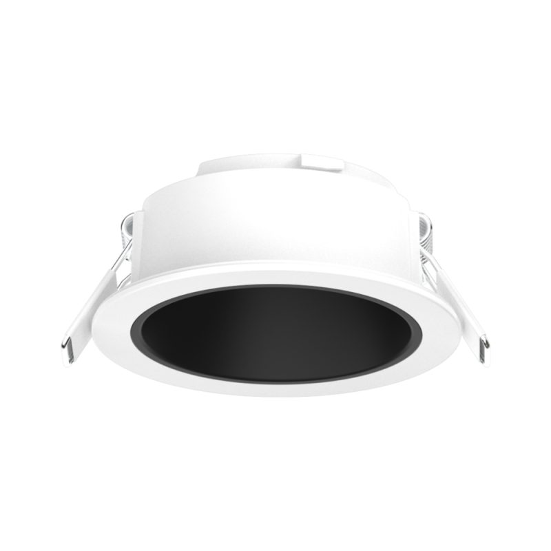 LED Downlight EXMO tiefer Rahmen Rund - Weiß / Schwarz - Bild 1