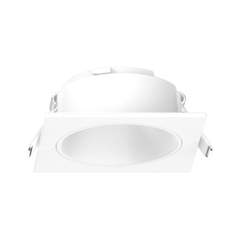 LED Downlight EXMO tiefer Rahmen Quadratisch (Rundes Innenmaß) - Weiß / Weiß - Bild 1