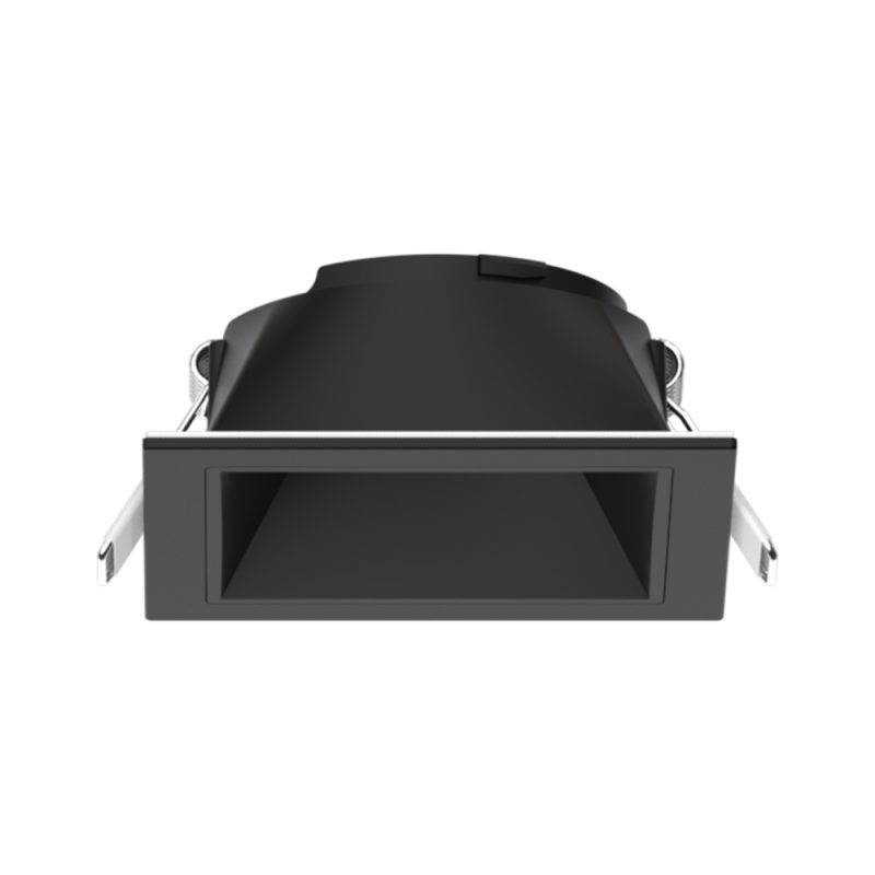 LED Downlight EXMO tiefer Rahmen Quadratisch (Eckiges Innenmaß) - Schwarz / Schwarz - Bild 1