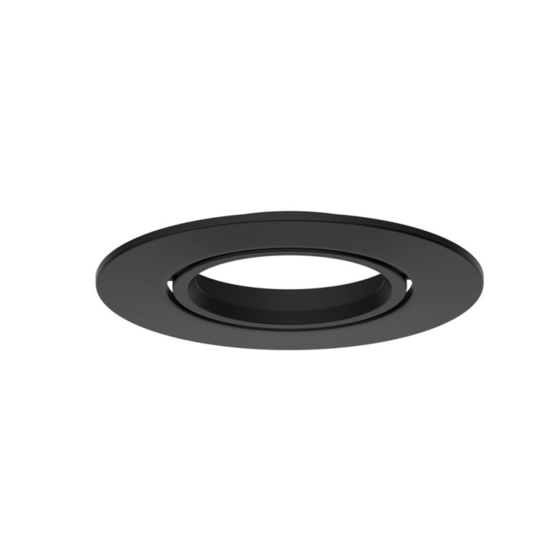 LED Downlight EXMO Einbaurahmen Rund Schwenkbar - Schwarz - Bild 1