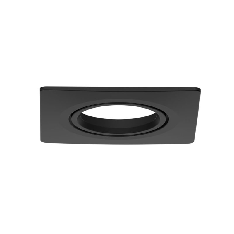 LED Downlight EXMO Einbaurahmen Quadratisch Schwenkbar - Schwarz - Bild 1